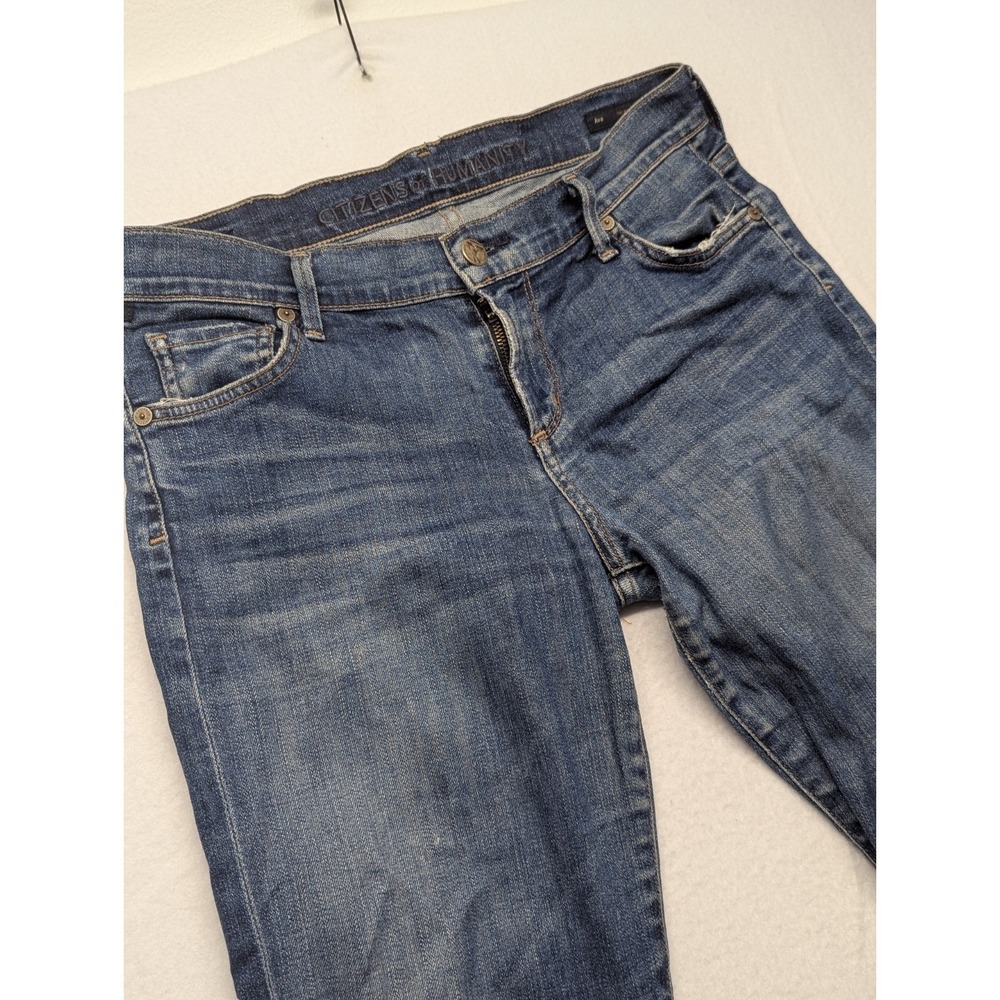 Citizens of Humanity Ava Low Rise Straight Leg Jeans Womens 30 x 32 Blue Denim
